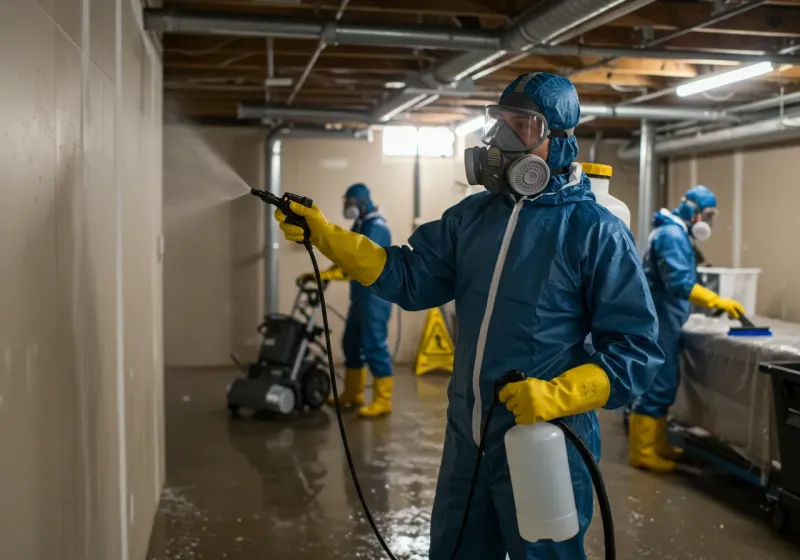 Basement Sanitization and Antimicrobial Treatment process in Minnehaha County, SD